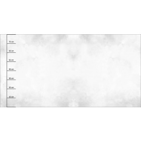 WHITE SPECKS - PANEL (80cm x 155cm) dzianina drapana z elastanem ITY