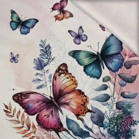 BEAUTIFUL BUTTERFLY WZ. 4 - PANEL (75cm x 80cm) dzianina drapana z elastanem ITY