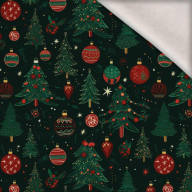 CHRISTMAS TREE WZ. 3 - dzianina drapana z elastanem ITY