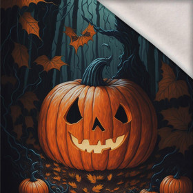 HALLOWEEN PUMPKIN - PANEL (60cm x 50cm) dzianina drapana z elastanem ITY