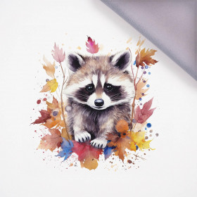 WATERCOLOR RACCOON WZ. 2 - PANEL (60cm x 50cm) softshell