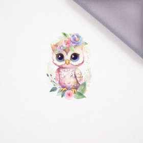 BABY OWL - PANEL (75cm x 80cm) softshell