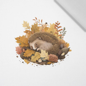 SLEEPING HEDGEHOG - PANEL (60cm x 50cm) tkanina bawełniana