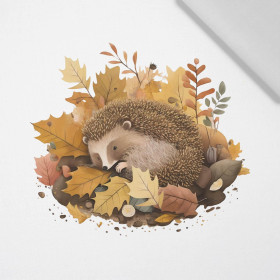 SLEEPING HEDGEHOG - panel (75cm x 80cm) tkanina bawełniana