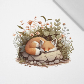 SLEEPING FOX - panel (75cm x 80cm) tkanina bawełniana