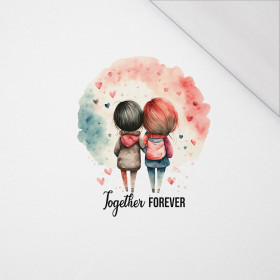 TOGETHER FOREVER / girls - PANEL (60cm x 50cm) SINGLE JERSEY