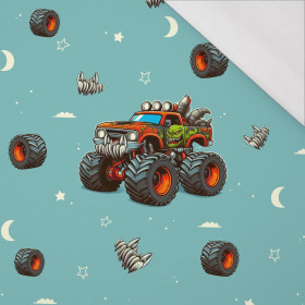 MONSTER TRUCK WZ. 1 - PANEL (60cm x 50cm) SINGLE JERSEY