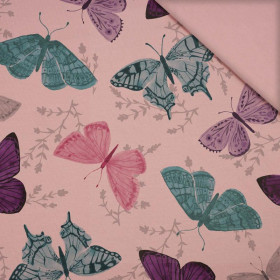MOTYLE wz. 5 (PURPUROWE MOTYLE)  / B-05 róż kwarcowy - single jersey 