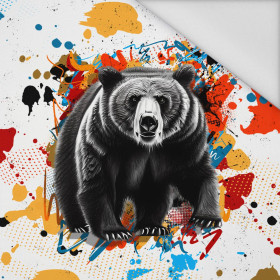 BEAR / SPECKS - PANEL (75cm x 80cm) tkanina wodoodporna