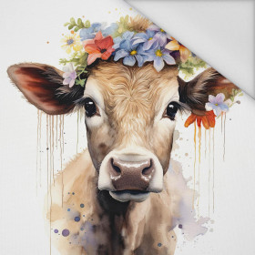 WATERCOLOR COW - PANEL (75cm x 80cm) tkanina wodoodporna