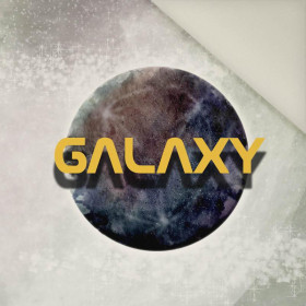 KSIĘŻYC / galaxy (GALAXY) - panel panoramiczny, Welur tapicerski (100cm x 150cm)