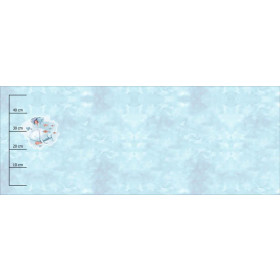 WIELORYB I BALONIKI (MAGICZNY OCEAN) - PANEL PANORAMICZNY SINGLE JERSEY (60cm x 155cm)