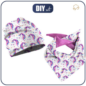 DZIECIĘCA CZAPKA I CHUSTA (CLASSIC) - FAIRY WORLD WZ.5- zestaw do uszycia
