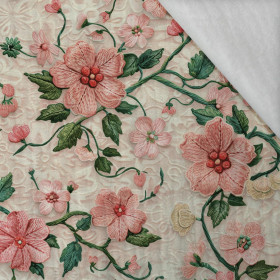 FLOWERS 3D WZ. 5 - Muślin bawełniany