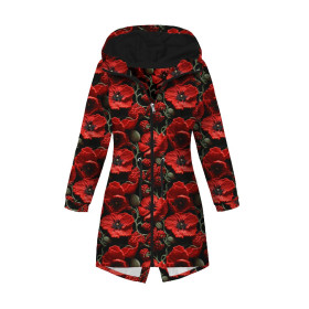 PARKA DAMSKA (ANNA) - FLOWERS 3D WZ. 7 -  zestaw do uszycia