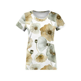 T-SHIRT DAMSKI - FLOWERS wz.18 - zestaw do uszycia