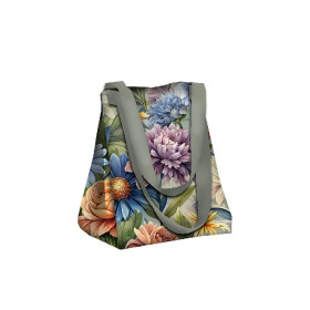 FLOWERS wz.15 - tkanina wiskozowa