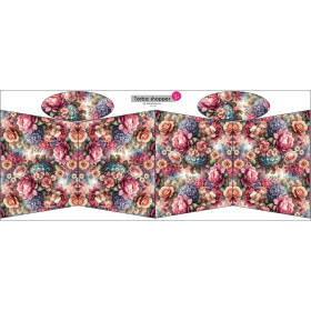 TORBA SHOPPER - FLOWERS WZ.2 - zestaw do uszycia
