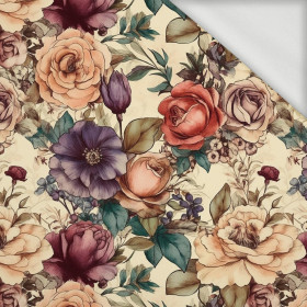FLOWERS WZ.39 - dresówka pętelkowa