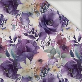 FLOWERS WZ.51 - dresówka pętelkowa