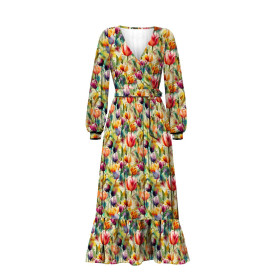 FLOWERS WZ.55- Welur tapicerski