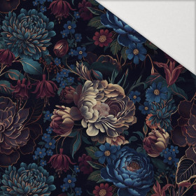 FLOWERS wz.63 - dzianina drapana z elastanem ITY