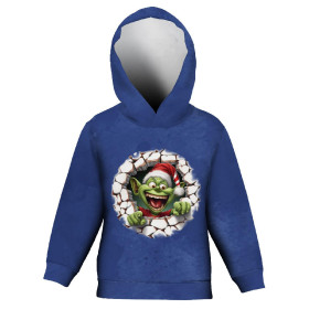 DZIECIĘCA BLUZA Z KAPTUREM (ALEX) - GREEN CREATURE 2 - zestaw do uszycia