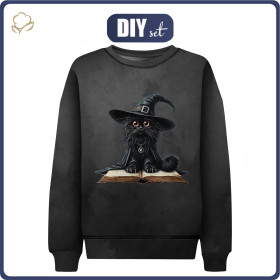 DZIECIĘCA BLUZA (NOE) - HALLOWEEN CAT wz. 4 - zestaw do uszycia