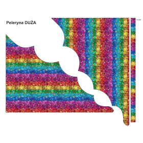 PELERYNA - HOLOGRAPHIC RAINBOW wz. 1 / Rozmiar do wyboru