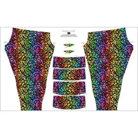 LEGGINSY SPORTOWE - HOLOGRAPHIC RAINBOW wz. 4 - zestaw do uszycia