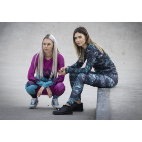 MONSTERA 2.0 / viva magenta - Thermo lycra