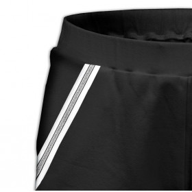 Spodnie dresowe damskie - czarny L-XL