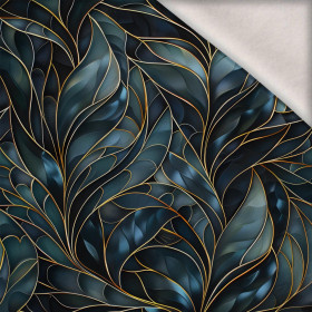 LEAVES WZ. 1 - dzianina drapana z elastanem ITY