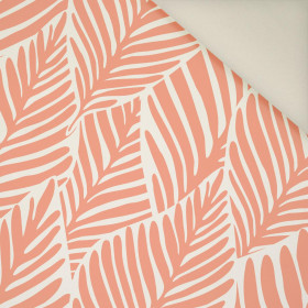 LEAVES WZ. 2 (morelowy)- Welur tapicerski