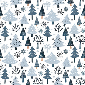 LET IS SNOW wz.13 - Hydrofobowa dzianina drapana 