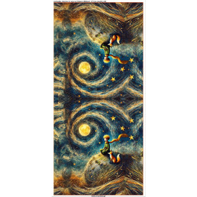 PODUSZKA 45X45 - FAIRY WORLD WZ.17 - Panama 220g - zestaw do uszycia