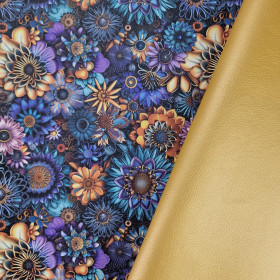METALIC GOLDEN (46 cm x 50 cm) - ekoskóra metaliczna