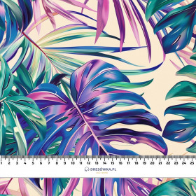 MONSTERA wz.10 - Muślin bawełniany