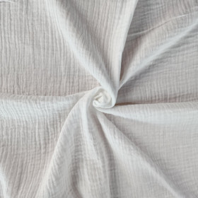 Muślin bawełniany, Double Gauze - BIAŁY