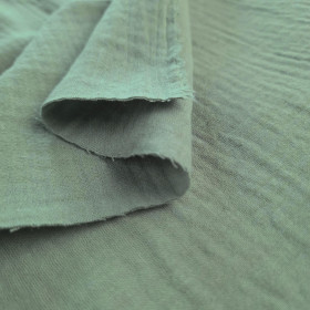 Muślin bawełniany, Double Gauze - BRUDNA MIĘTA