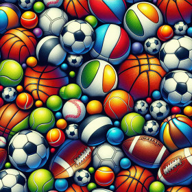 NEON BALLS WZ.1- single jersey z elastanem ITY