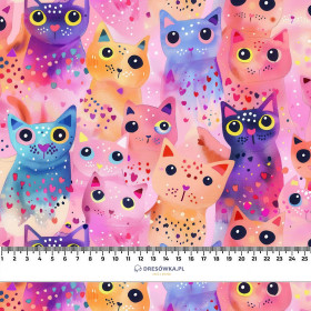 NEON CATS WZ.1 - dzianina drapana z elastanem ITY