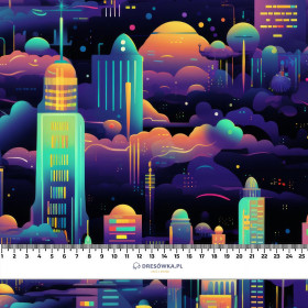 NEON CITY WZ.5 - dzianina drapana z elastanem ITY