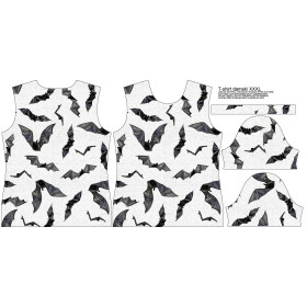 T-SHIRT DAMSKI - NIETOPERZE (ZACZAROWANA NOC) - single jersey