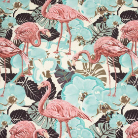 FLAMINGI I MONSTERY - dresówka pętelkowa
