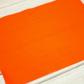Filc dekoracyjny 41x50 cm - neon pomarańczowy