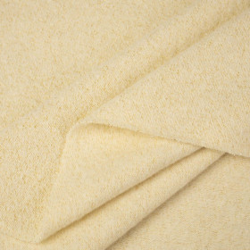 Dzianina swetrowa z lureksową nitką 200g (ECRU - BUTTER YELOW)