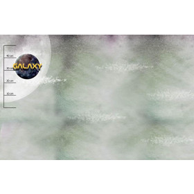 KSIĘŻYC / galaxy (GALAXY) - panel panoramiczny, Welur tapicerski (100cm x 150cm)