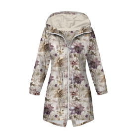PARKA DAMSKA (ANNA) - PASTEL FLOWERS WZ.2 - zestaw do uszycia