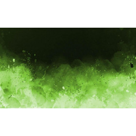 KLEKSY (zielony) / czarny - panel
